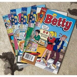 Vintage 90s Betty Comic Lot 1990s Archie Comics Betty Cooper Veronica Lodge
